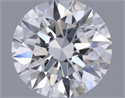 Natural Diamond 0.42 Carats, Round with Excellent Cut, F Color, VS2 Clarity and Certified by IGI