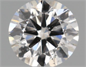 Natural Diamond 0.40 Carats, Round with Excellent Cut, H Color, SI2 Clarity and Certified by IGI