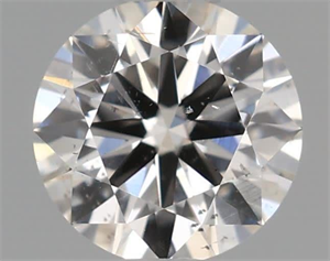 Picture of Natural Diamond 0.40 Carats, Round with Excellent Cut, H Color, SI2 Clarity and Certified by IGI