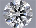 Natural Diamond 0.40 Carats, Round with Very Good Cut, I Color, VS1 Clarity and Certified by IGI