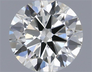 Picture of Natural Diamond 0.40 Carats, Round with Very Good Cut, I Color, VS1 Clarity and Certified by IGI