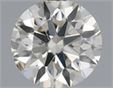 Natural Diamond 0.51 Carats, Round with Excellent Cut, J Color, VS1 Clarity and Certified by IGI