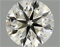 Natural Diamond 0.40 Carats, Round with Very Good Cut, J Color, VS1 Clarity and Certified by IGI