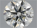 Natural Diamond 0.40 Carats, Round with Excellent Cut, K Color, VS2 Clarity and Certified by IGI