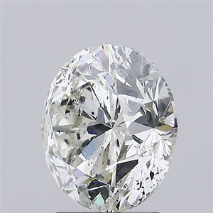 Picture of Natural Diamond 3.01 Carats, Round with Excellent Cut, G Color, I1 Clarity and Certified by GIA