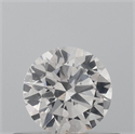 Natural Diamond 0.40 Carats, Round with Very Good Cut, H Color, SI2 Clarity and Certified by GIA