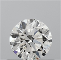 Natural Diamond 0.50 Carats, Round with Very Good Cut, I Color, SI1 Clarity and Certified by GIA