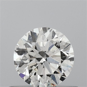 Picture of Natural Diamond 0.50 Carats, Round with Very Good Cut, I Color, SI1 Clarity and Certified by GIA