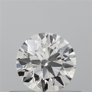 Picture of Natural Diamond 0.40 Carats, Round with Excellent Cut, I Color, VS2 Clarity and Certified by GIA