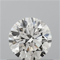 Natural Diamond 0.54 Carats, Round with Excellent Cut, J Color, VS2 Clarity and Certified by GIA