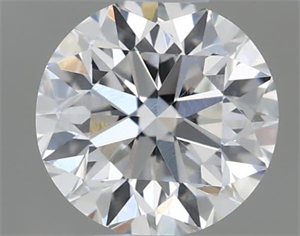 Picture of Natural Diamond 0.40 Carats, Round with Very Good Cut, E Color, VS2 Clarity and Certified by GIA