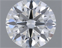 Natural Diamond 0.40 Carats, Round with Excellent Cut, I Color, VVS2 Clarity and Certified by GIA