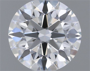 Picture of Natural Diamond 0.40 Carats, Round with Excellent Cut, I Color, VVS2 Clarity and Certified by GIA