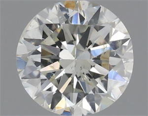 Picture of Natural Diamond 0.57 Carats, Round with Very Good Cut, K Color, SI2 Clarity and Certified by IGI