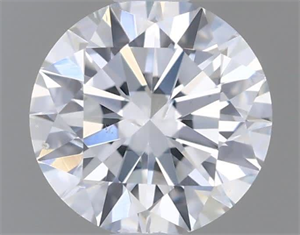 Picture of Natural Diamond 0.40 Carats, Round with Excellent Cut, D Color, SI1 Clarity and Certified by GIA