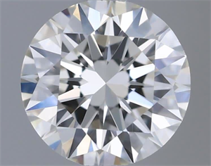 Picture of Natural Diamond 0.45 Carats, Round with Excellent Cut, H Color, VS1 Clarity and Certified by GIA