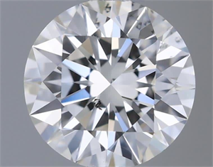 Picture of Natural Diamond 0.45 Carats, Round with Excellent Cut, H Color, SI1 Clarity and Certified by GIA