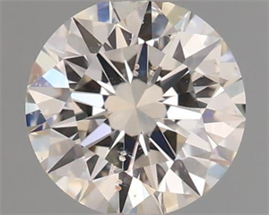 Picture of Natural Diamond 0.51 Carats, Round with Excellent Cut, J Color, SI2 Clarity and Certified by GIA