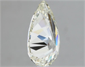 Natural Diamond 1.62 Carats, Pear with  Cut, K Color, VS1 Clarity and Certified by IGI