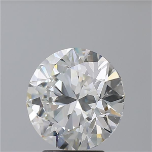 Picture of Natural Diamond 3.05 Carats, Round with Excellent Cut, H Color, SI1 Clarity and Certified by GIA