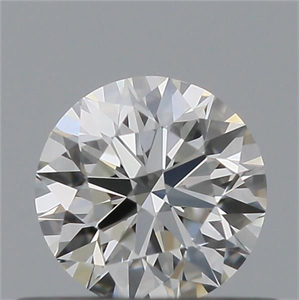 Picture of Natural Diamond 0.40 Carats, Round with Excellent Cut, I Color, VVS2 Clarity and Certified by GIA