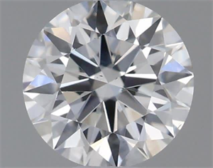 Picture of Natural Diamond 0.42 Carats, Round with Excellent Cut, H Color, VS2 Clarity and Certified by GIA