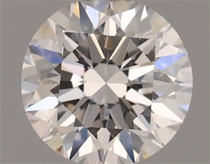 Picture of Natural Diamond 0.40 Carats, Round with Very Good Cut, F Color, SI1 Clarity and Certified by GIA