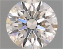 Natural Diamond 0.40 Carats, Round with Excellent Cut, F Color, VS2 Clarity and Certified by GIA