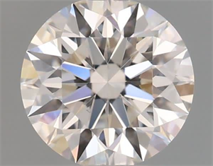 Picture of Natural Diamond 0.40 Carats, Round with Excellent Cut, F Color, VS2 Clarity and Certified by GIA