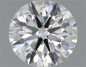 Picture of Natural Diamond 0.50 Carats, Round with Excellent Cut, K Color, IF Clarity and Certified by GIA