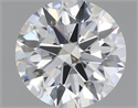 Natural Diamond 0.40 Carats, Round with Excellent Cut, H Color, VS2 Clarity and Certified by GIA