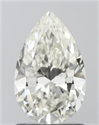 Natural Diamond 1.09 Carats, Pear with  Cut, J Color, IF Clarity and Certified by IGI