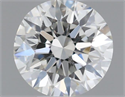 Natural Diamond 0.40 Carats, Round with Excellent Cut, J Color, VS2 Clarity and Certified by GIA