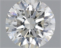 Natural Diamond 0.40 Carats, Round with Excellent Cut, J Color, VS2 Clarity and Certified by GIA