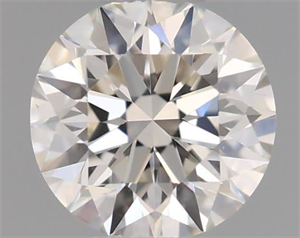 Picture of Natural Diamond 0.40 Carats, Round with Very Good Cut, J Color, VVS2 Clarity and Certified by GIA