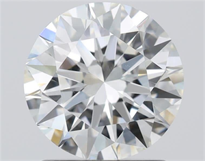 Picture of Natural Diamond 1.54 Carats, Round with Excellent Cut, H Color, VVS1 Clarity and Certified by GIA