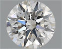 Natural Diamond 0.41 Carats, Round with Excellent Cut, H Color, VS2 Clarity and Certified by GIA