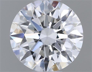 Picture of Natural Diamond 0.42 Carats, Round with Excellent Cut, F Color, VVS1 Clarity and Certified by GIA