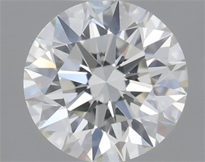 Picture of Natural Diamond 0.41 Carats, Round with Excellent Cut, K Color, VVS1 Clarity and Certified by GIA