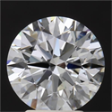 Natural Diamond 3.10 Carats, Round with Excellent Cut, H Color, VS1 Clarity and Certified by GIA