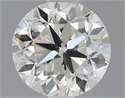 Natural Diamond 0.50 Carats, Round with Good Cut, I Color, VS1 Clarity and Certified by IGI