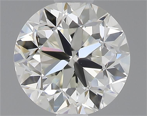 Picture of Natural Diamond 0.50 Carats, Round with Good Cut, I Color, VS1 Clarity and Certified by IGI