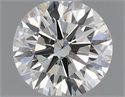 Natural Diamond 0.40 Carats, Round with Excellent Cut, J Color, SI1 Clarity and Certified by GIA