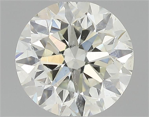 Picture of Natural Diamond 0.40 Carats, Round with Good Cut, K Color, I1 Clarity and Certified by GIA