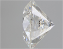 Natural Diamond 0.42 Carats, Round with Excellent Cut, H Color, I1 Clarity and Certified by GIA