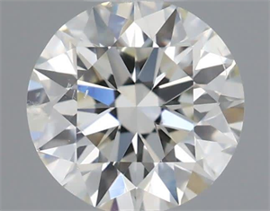 Picture of Natural Diamond 0.40 Carats, Round with Excellent Cut, K Color, SI1 Clarity and Certified by GIA