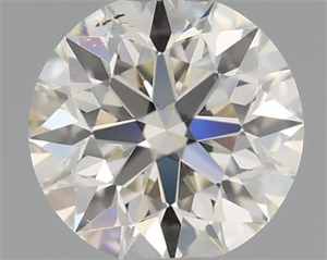 Picture of Natural Diamond 0.56 Carats, Round with Excellent Cut, I Color, VS2 Clarity and Certified by IGI