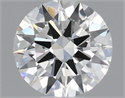 Natural Diamond 0.40 Carats, Round with Excellent Cut, H Color, VS1 Clarity and Certified by IGI