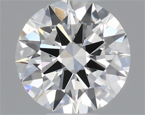 Picture of Natural Diamond 0.40 Carats, Round with Excellent Cut, H Color, VS1 Clarity and Certified by IGI