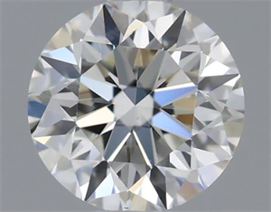 Picture of Natural Diamond 0.44 Carats, Round with Excellent Cut, H Color, VS1 Clarity and Certified by IGI